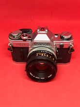Load image into Gallery viewer, Canon AE-1 with 50mm f/1.8 Lens