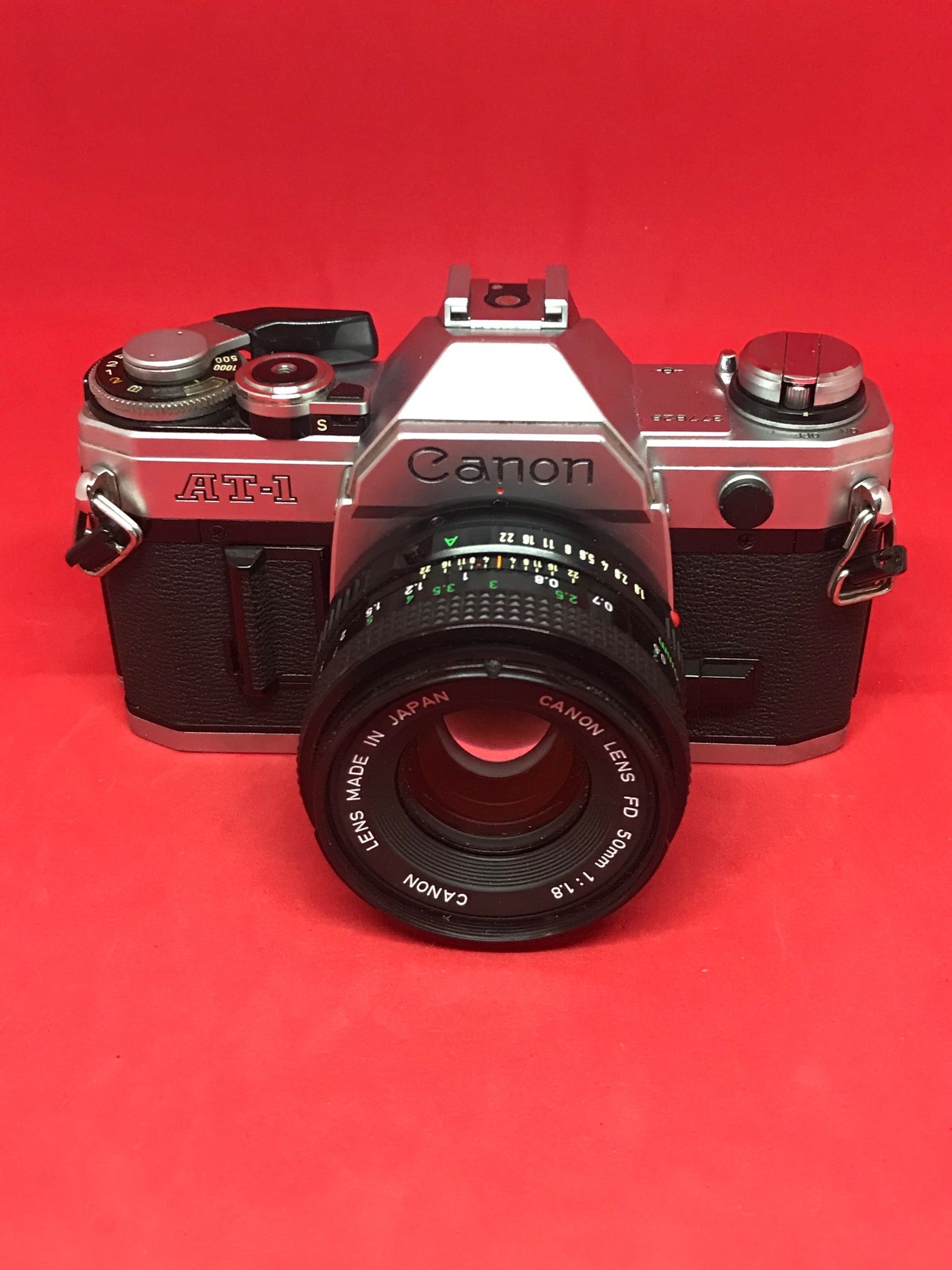 Canon AT-1 with 50mm f/1.8 Lens – Lincoln Camera Shop Online, LLC
