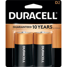 Laden Sie das Bild in den Galerie-Viewer, Duracell 1.5V Coppertop D Batteries, Alkaline, 2pk &amp; 4pk