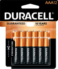 画像をギャラリービューアに読み込む, Duracell CopperTop AAA Alkaline Batteries 4pk 8pk &amp; 12pk