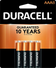 Cargar imagen en el visor de la galería, Duracell CopperTop AAA Alkaline Batteries 4pk 8pk &amp; 12pk
