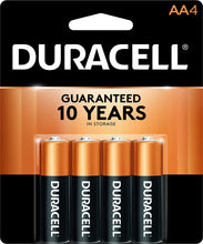 Laden Sie das Bild in den Galerie-Viewer, Duracell 1.5V Coppertop Alkaline AA Batteries, 4, 8 &amp; 12pk