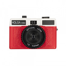 Laden Sie das Bild in den Galerie-Viewer, Holga 135BC 35mm Film Camera - Black and Red