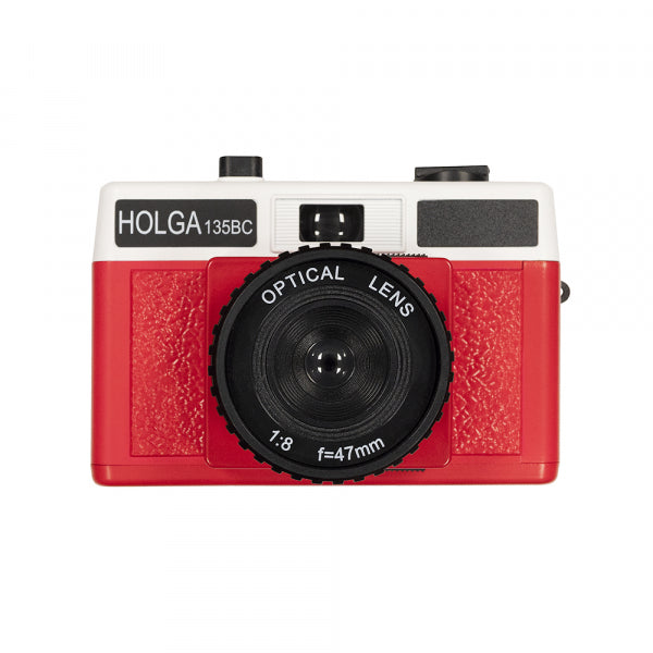Holga 135BC 35mm Film Camera Black and Red – Lincoln Camera Shop