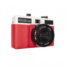 Laden Sie das Bild in den Galerie-Viewer, Holga 135BC 35mm Film Camera - Black and Red