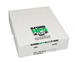 Ilford HP5+ 400 ISO 4x5/100 sheets – Lincoln Camera Shop Online, LLC