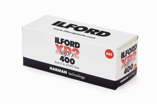 Ilford XP2 Super 400 ISO 120 size (C-41 Process)(expired 11/23)