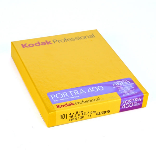 Kodak Portra 400 ISO 4x5/10 Sheet Box