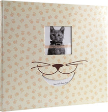 将图片加载到图库查看器，MCS 13.5x12.5 Cat Theme Scrapbook Album with 12x12 Inch Pages with Photo Opening (865981)