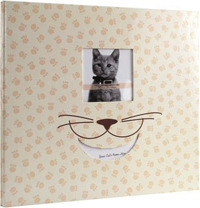 MCS 13.5x12.5 Cat Theme Scrapbook Album with 12x12 Inch Pages with Photo Opening (865981)