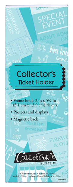 MCS Magnetic Ticket Frame