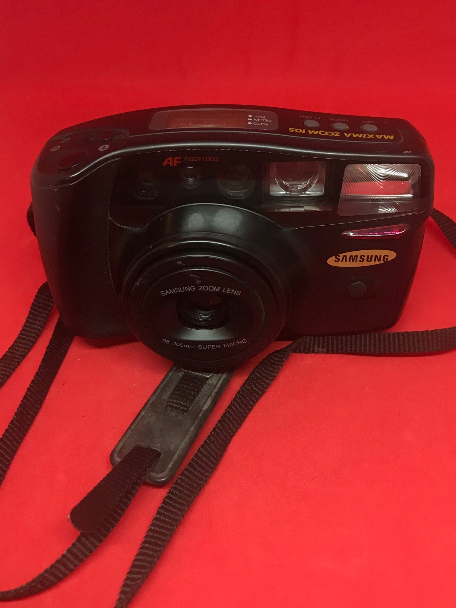 Samsung Maxima Zoom 105 35mm Point Shoot Camera – Lincoln Camera