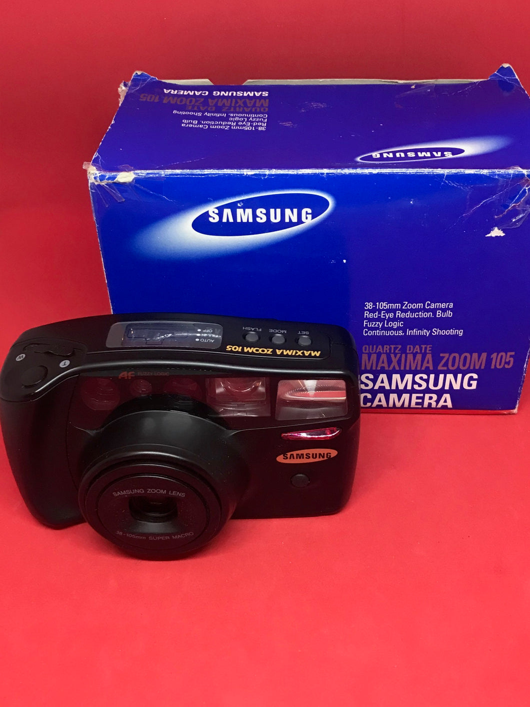 Samsung Maxima Zoom 105 35mm Film Camera – Lincoln Camera Shop