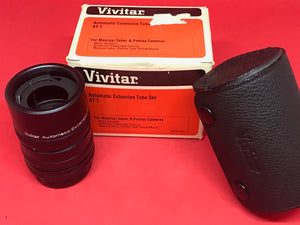 Vivitar Automatic Extension Tube Set Screw Mt.