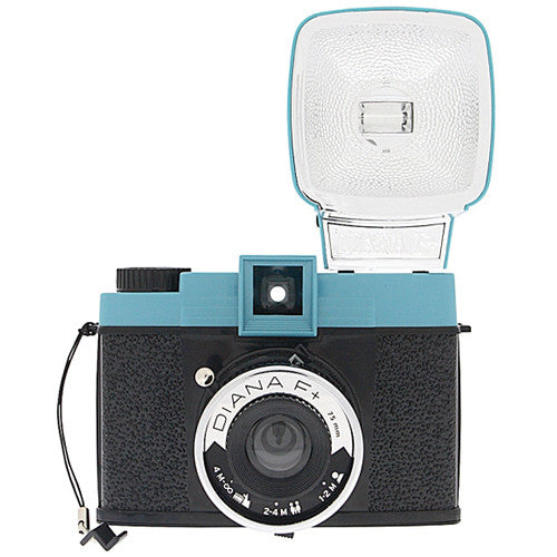 Lomography Diana F+ Medium Format Camera Teal & Black